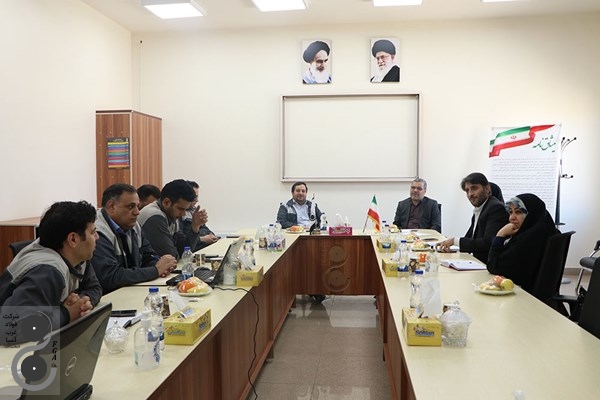 بازدید رئیس محترم جهاد دانشگاهی از سایت شرکت فولاد غرب آسیا 