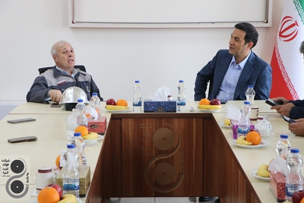 بازدید مدیران شرکت ورق خودروی چهارمحال بختیاری از شرکت فولادغرب آسیا
