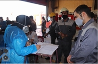 در راستای مقابله با ویروس کرونا در شرکت فولاد غرب آسیا انجام شد