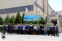 تور آموزشی دانشجویان دانشکده علوم پایه دانشگاه قم به شرکت فولادغرب آسیا