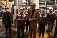 بازدید فرماندار محترم شهرستان قم از شرکت فولاد غرب آسیا