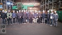 بازدیددانشجویان رشته مهندسی صنایع دانشگاه شهاب دانش قم از شرکت فولادغرب آسیا