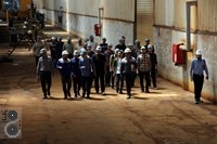 تور آموزشی دانشجویان دانشکده علوم پایه دانشگاه قم به شرکت فولادغرب آسیا