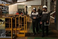 بازدید مدیریت محترم عامل از خط تولید شرکت