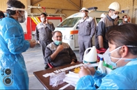 در راستای مقابله با ویروس کرونا در شرکت فولاد غرب آسیا انجام شد