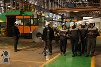 بازدید مدیریت محترم عامل از خط تولید شرکت