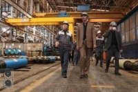 بازدید فرماندار محترم شهرستان قم از شرکت فولاد غرب آسیا