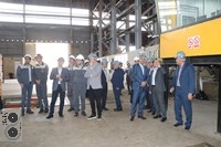 بازدید مدیزان شرکت ورق خودروی چهارمحال بختیاری از شرکت فولادغرب آسیا