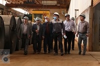 بازدید مدیران هنرستان های صنعتی استان قم از شرکت فولاد غرب آسیا