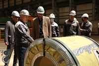 بازدید فرماندار محترم شهرستان قم از شرکت فولاد غرب آسیا