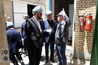 بازدید نایب رئیس و رئیس اتاق بازرگانی استان قم از شرکت فولادغرب آسیا