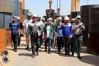 تور آموزشی دانشجویان دانشکده علوم پایه دانشگاه قم به شرکت فولادغرب آسیا