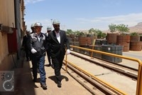 بازدید نایب رئیس و رئیس اتاق بازرگانی استان قم از شرکت فولادغرب آسیا