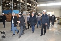 بازدید مدیر کل اداره کل تعاون،کار و رفاه اجتماعی استان قم و هیئت همراه از شرکت فولادغرب آسیا