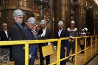 بازدید نایب رئیس و رئیس اتاق بازرگانی استان قم از شرکت فولادغرب آسیا