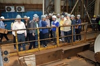 تور آموزشی دانشجویان دانشکده علوم پایه دانشگاه قم به شرکت فولادغرب آسیا