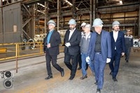 بازدید نایب رئیس و رئیس اتاق بازرگانی استان قم از شرکت فولادغرب آسیا