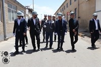 بازدید نایب رئیس و رئیس اتاق بازرگانی استان قم از شرکت فولادغرب آسیا