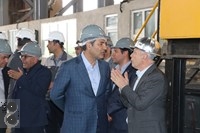 بازدید مدیزان شرکت ورق خودروی چهارمحال بختیاری از شرکت فولادغرب آسیا