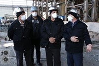 بازدید اعضای محترم هیئت مدیره شرکت فولاد غرب آسیا از خطوط تولید